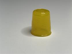 Plast Fingerbøl Gul str 17-18 mm