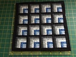Mini quilt udfordring Lod 10 - Jettes mini quilt